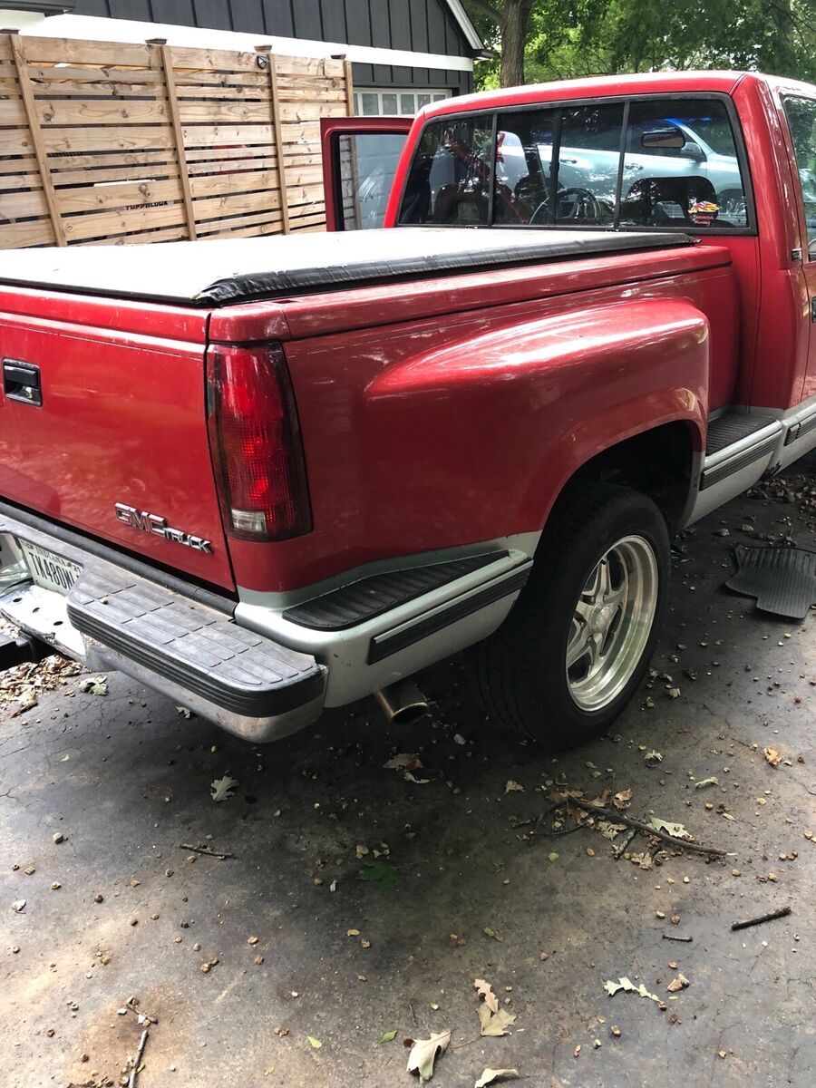 1993 gmc sierra pickup red rwd automatic c1500