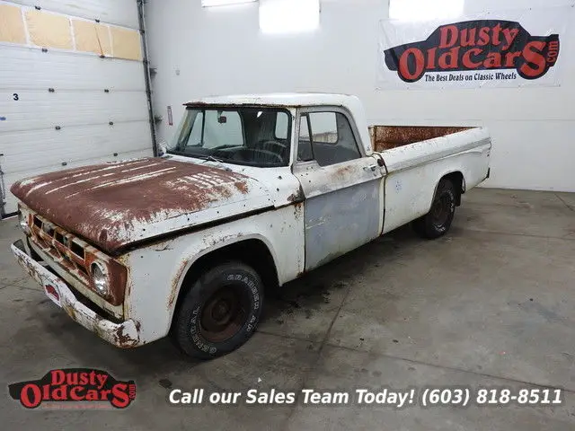 1967 white runs body inter fair 383v8 project truck!