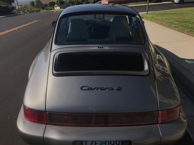 porsche 964 c2 coupe in rare stone gray metallic