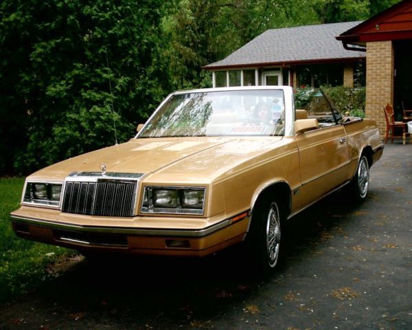 1985 chrysler lebaron turbo convertible 2-door 2.2l