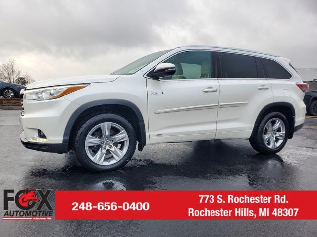 2016 toyota highlander hybrid limited