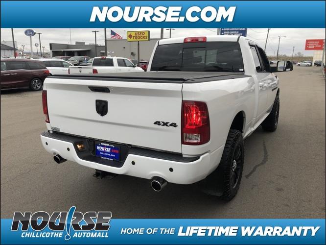 used 2012 ram 1500 4x4 quad cab sport chillicothe, oh 45601 for sale in chillicothe, ohio