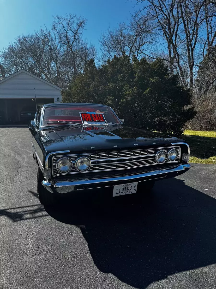 1968 ford fairlane 500 coupe black 500 fastback