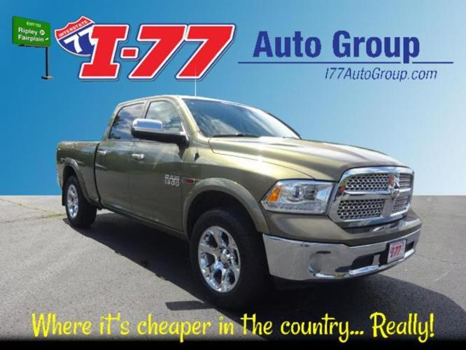 2015 ram ram pickup 1500 laramie 4x4 laramie 4dr crew cab 6.3 ft. sb pickup for sale in ripley, west virginia