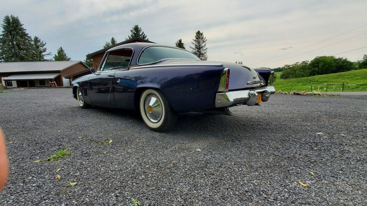1953 studebaker commander coupe blue rwd automatic starliner