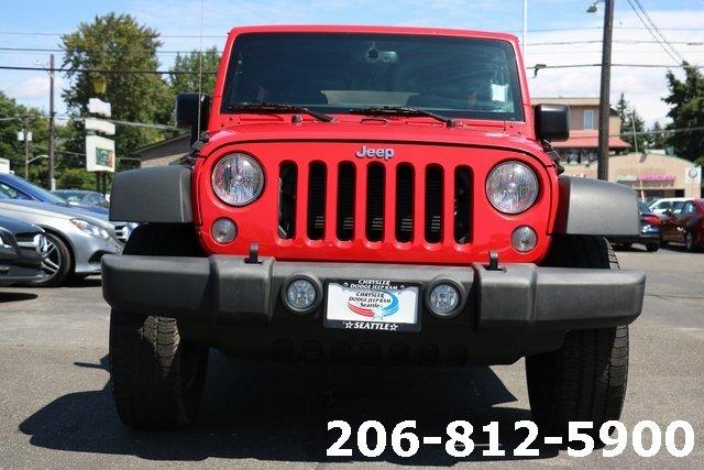 used 2017 jeep wrangler 4wd unlimited sport seattle, wa 98133 for sale in seattle, washington