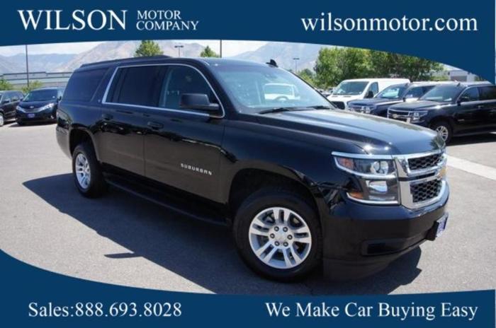 2018 chevrolet suburban lt 1500 4x4 lt 1500 4dr suv for sale in logan, utah