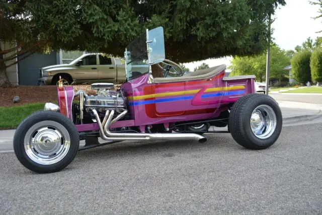 1923 ford t bucket custom show 40,653 miles purple convertible 350 v8 automatic