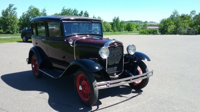 1931 model a slant windshield