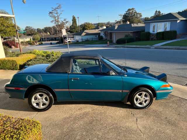 1993 mercury capri convertible blue fwd automatic
