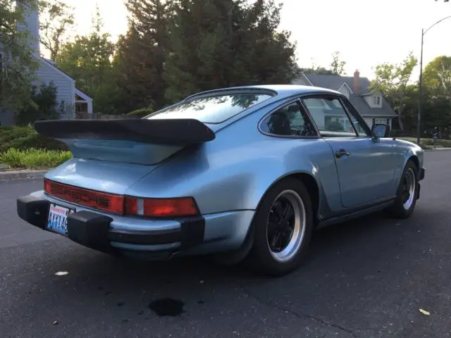 1979 porsche 911sc coupe light blue metallic original paint no rust ever..!!