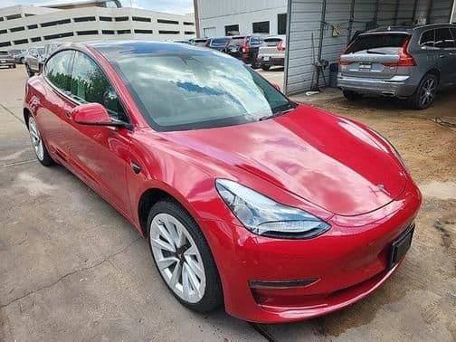 2022 tesla model 3 long range in houston, texas