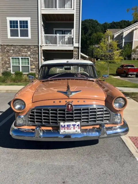 1955 hudson hornet classic all original barn find 308 i6 automatic rwd