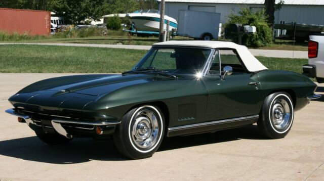 1967 corvette roadster #'s matching 300hp ps factory air condition