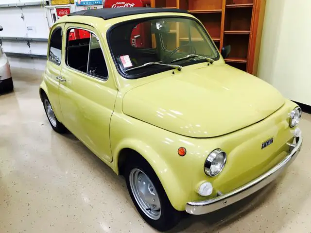 1974 fiat 500 r 2-door sedan with only 61,250 miles