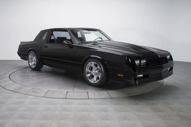 1988 chevrolet monte carlo 5640 miles black coupe 350 v8 5 speed manual