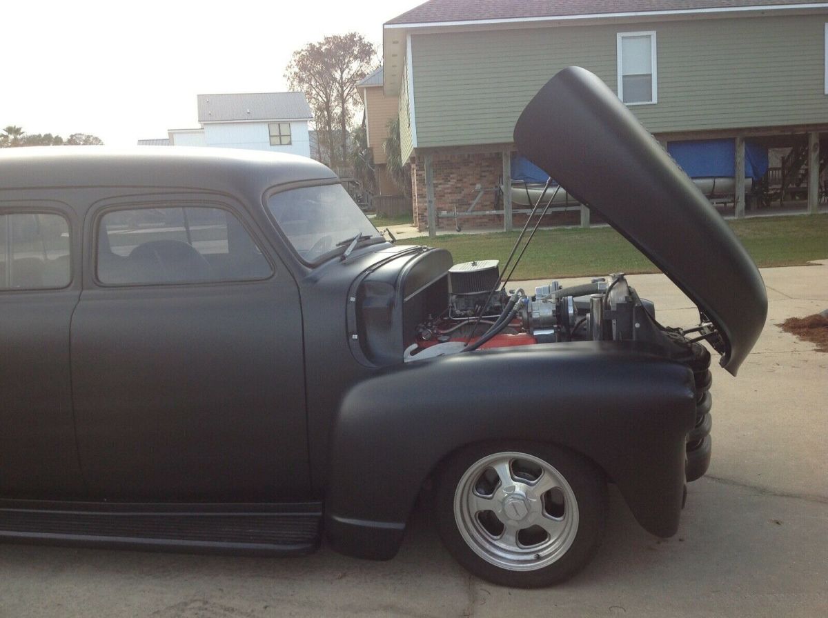 1951 chevrolet suburban hot rod street rod classic car black rwd automatic