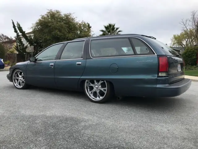 1994 buick roadmaster wagon blue rwd automatic lowered caprice