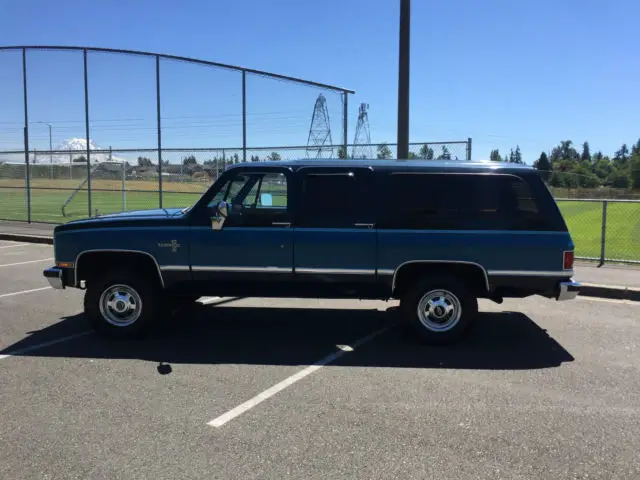 1988 chevrolet suburban 3/4 ton 4x4 4wd survivor rust free excellent condition