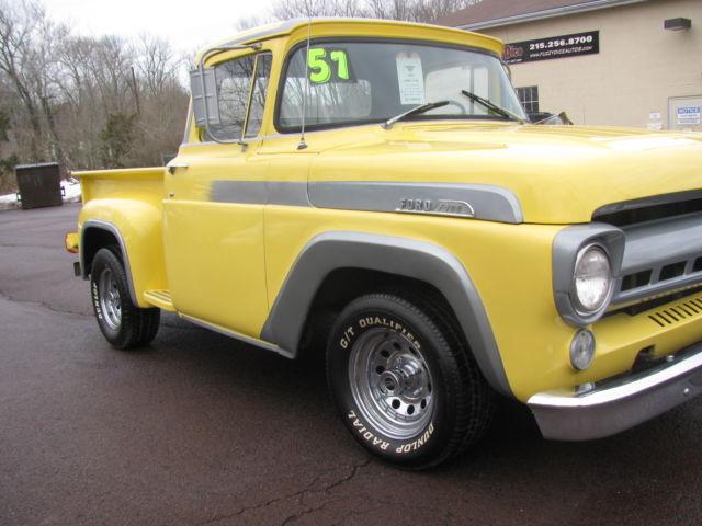 restored rare 1957 ford f-100 flairside in all-around great condition