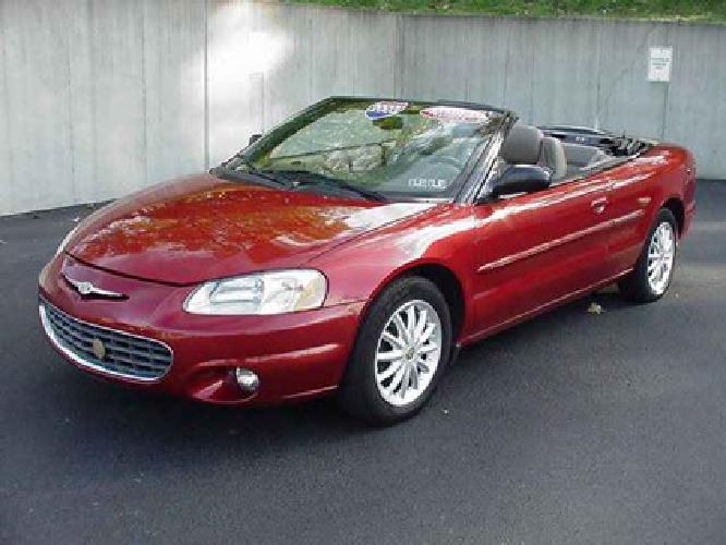 used 2003 chrysler sebring 2dr convertible lxi convertible, 85,079 miles in west chester, pa