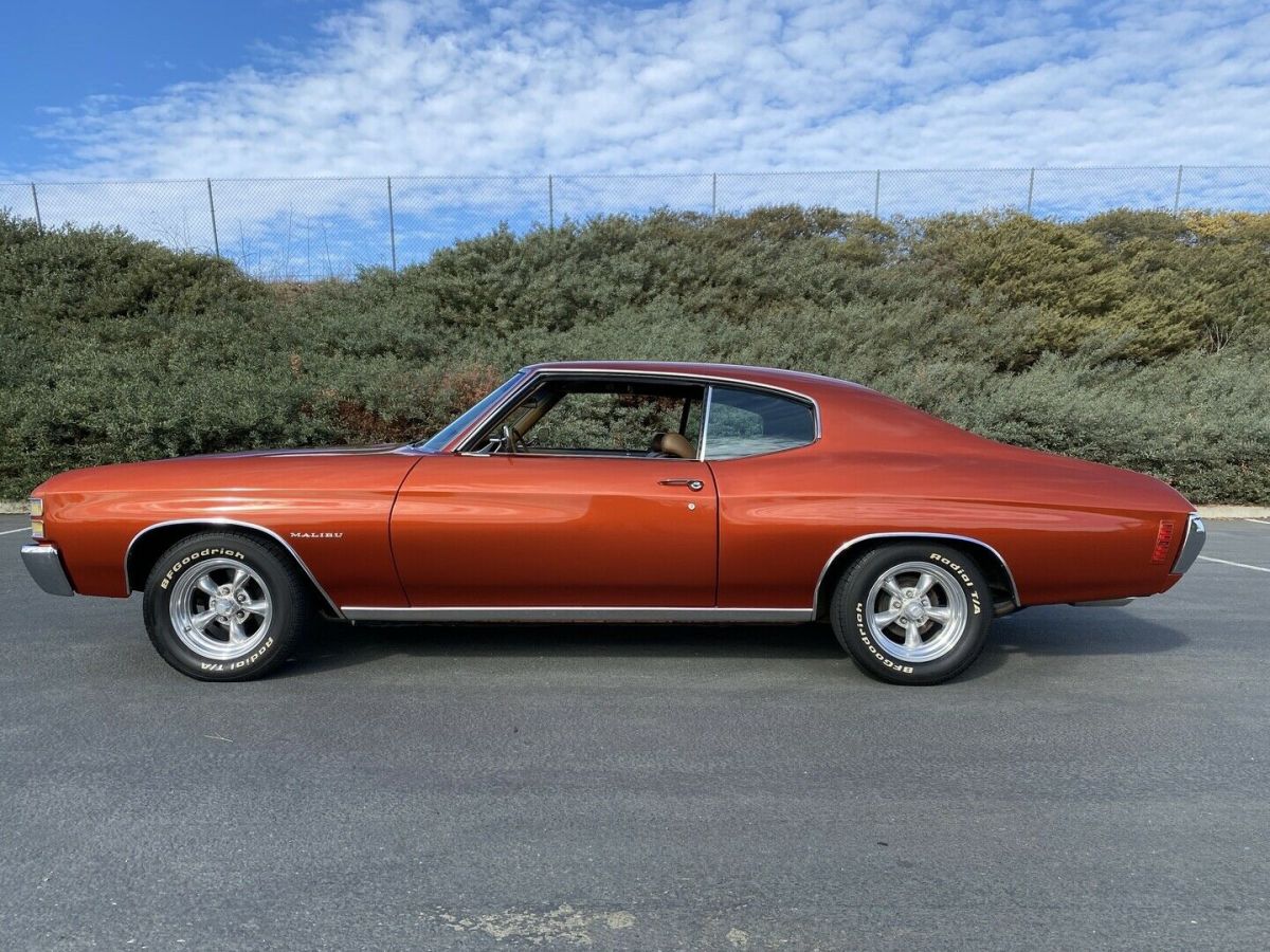 1971 chevrolet chevelle malibu 46902 miles custom burnt orange hardtop automati