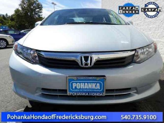 2012 honda civic sdn lx in fredericksburg, va