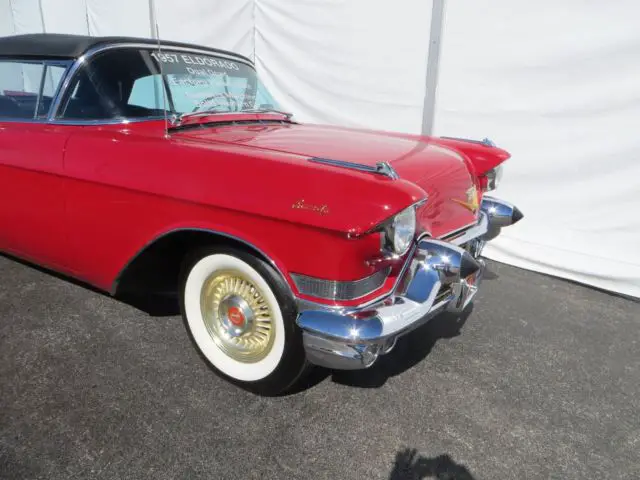 1957 cadillac eldorado may deliver fresh paint dual quad boot 1956 sabres
