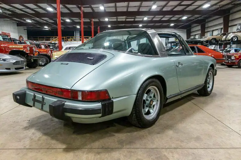 1974 porsche 911 s targa 75245 miles ice blue coupe 2.7l flat 6 5-speed manual