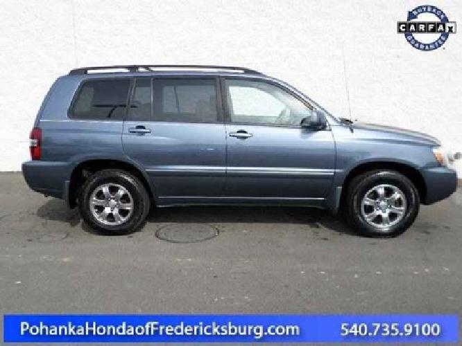 2004 toyota highlander v6 in fredericksburg, va