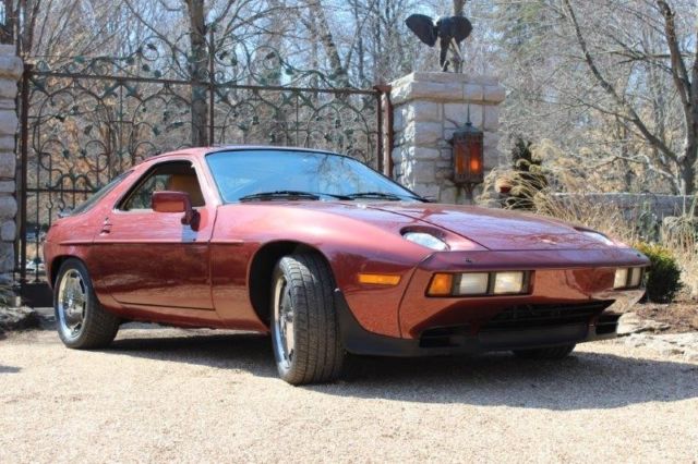 1986 porsche 928 s rare 5 speed manual serviced inspected low miles! rare color!