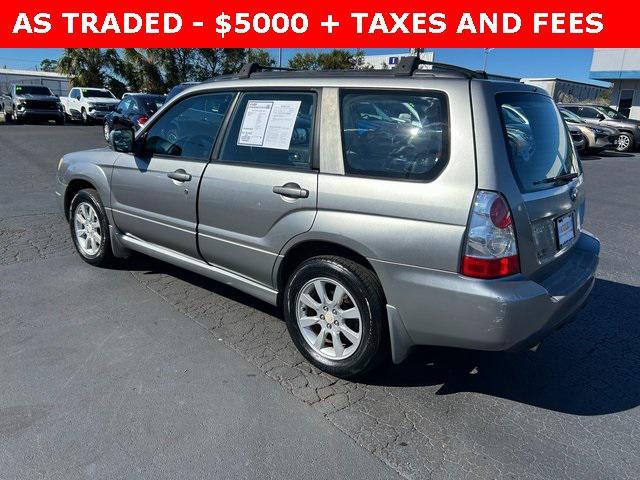 2007 subaru forester 2.5 x