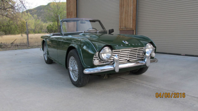1964 triumph tr4 loved by same owner for 45 years unrestored