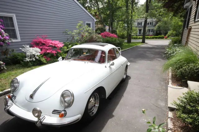 porsche 356, white with red interior. excellent condition