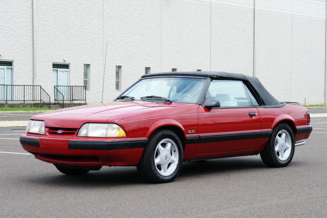 1987 ford mustang lx convertible 5.0l v8 no reserve auction see youtube video