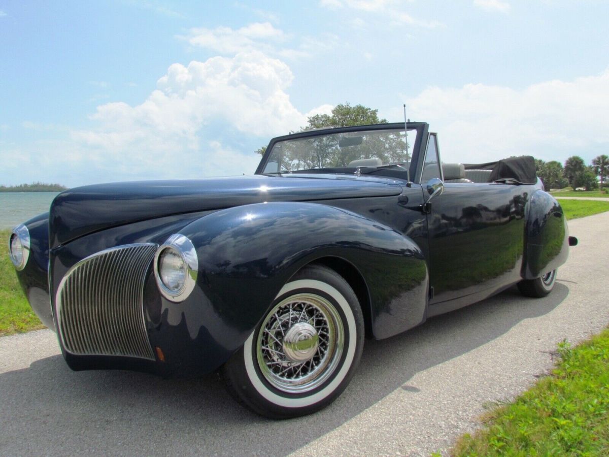 1940 lincoln continental cabriolet convertible midnight blue