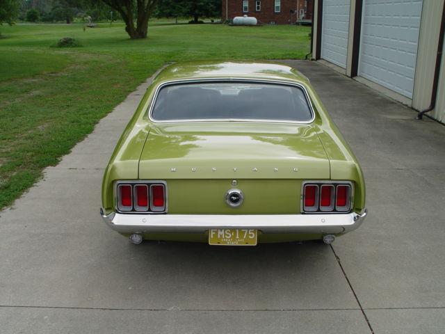 1970 ford mustang 302 v8 / c4 auto, stripper car w/marti report