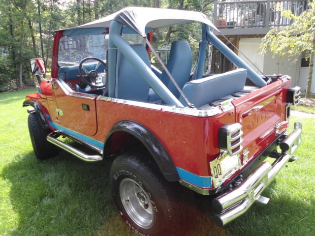 jeep cj7 classic 1977 renegade, rare levis edition