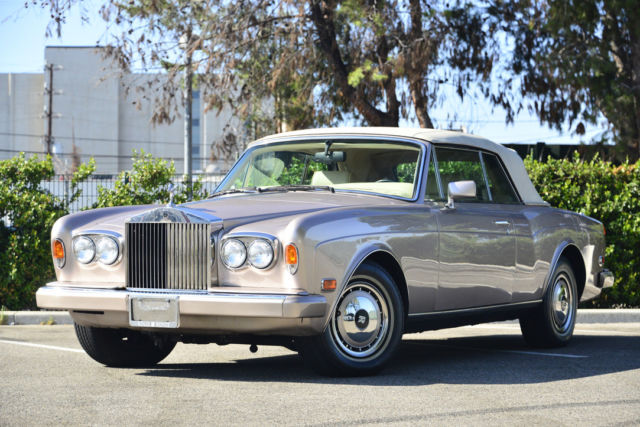 rare corniche iv, very collectible, hard to come by, immaculate! low miles!