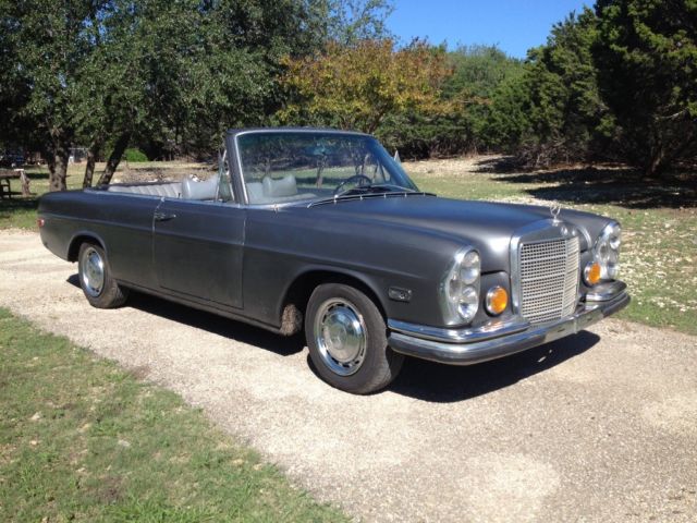 1970 mercedes 280se 2.8 chop top convertible