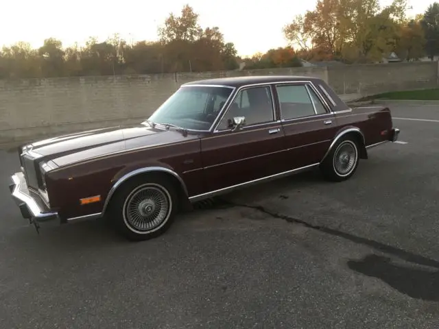 1981 chrysler lebaron medallion low low miles!
