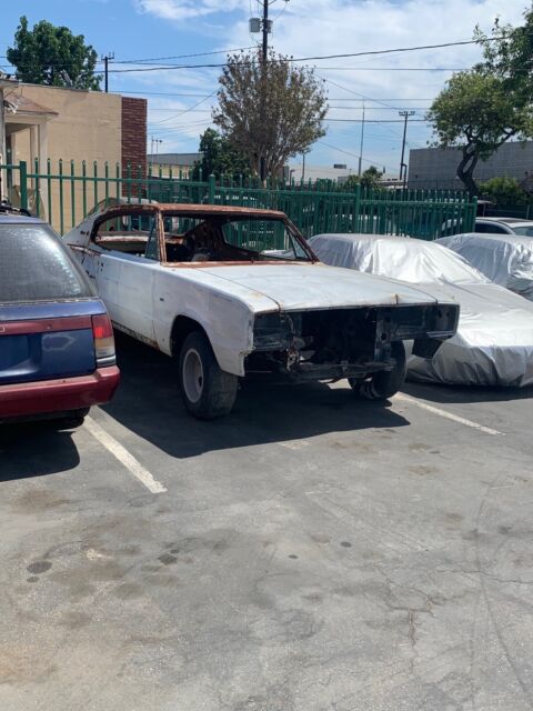 1966 dodge charger white rwd automatic