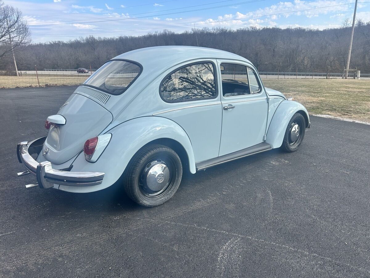1969 volkswagen beetle (pre-1980) coupe blue