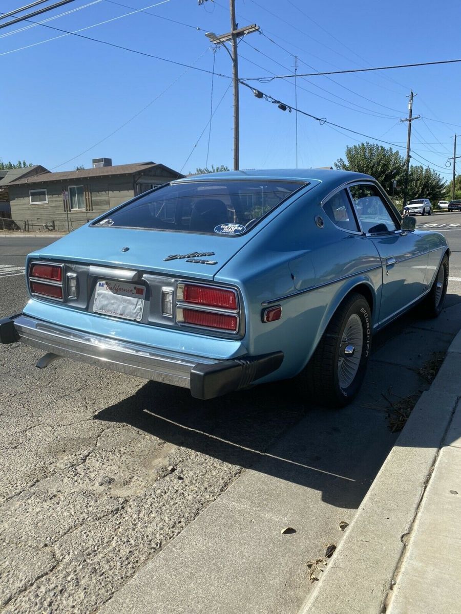 1977 datsun 280z hatchback blue rwd manual