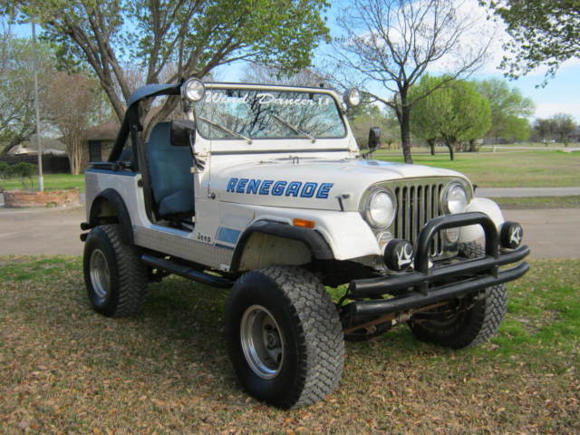 jeep cj 7 4x4 with 79k miles!! original unmolested renegade, a/c ps tilt pb