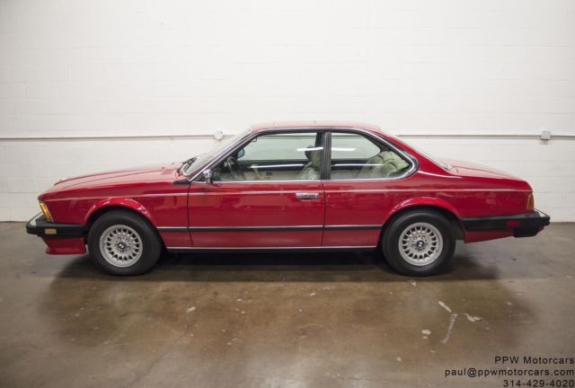 1985 bmw 635csi owned by lou brock! 69,425 miles! original window sticker!