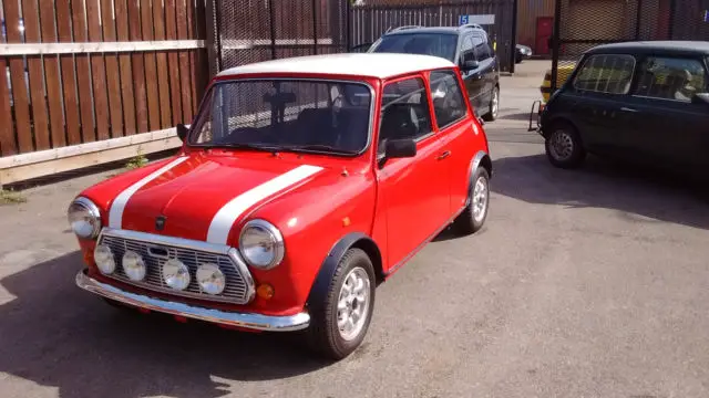 very low mileage 1990 mini racing flame