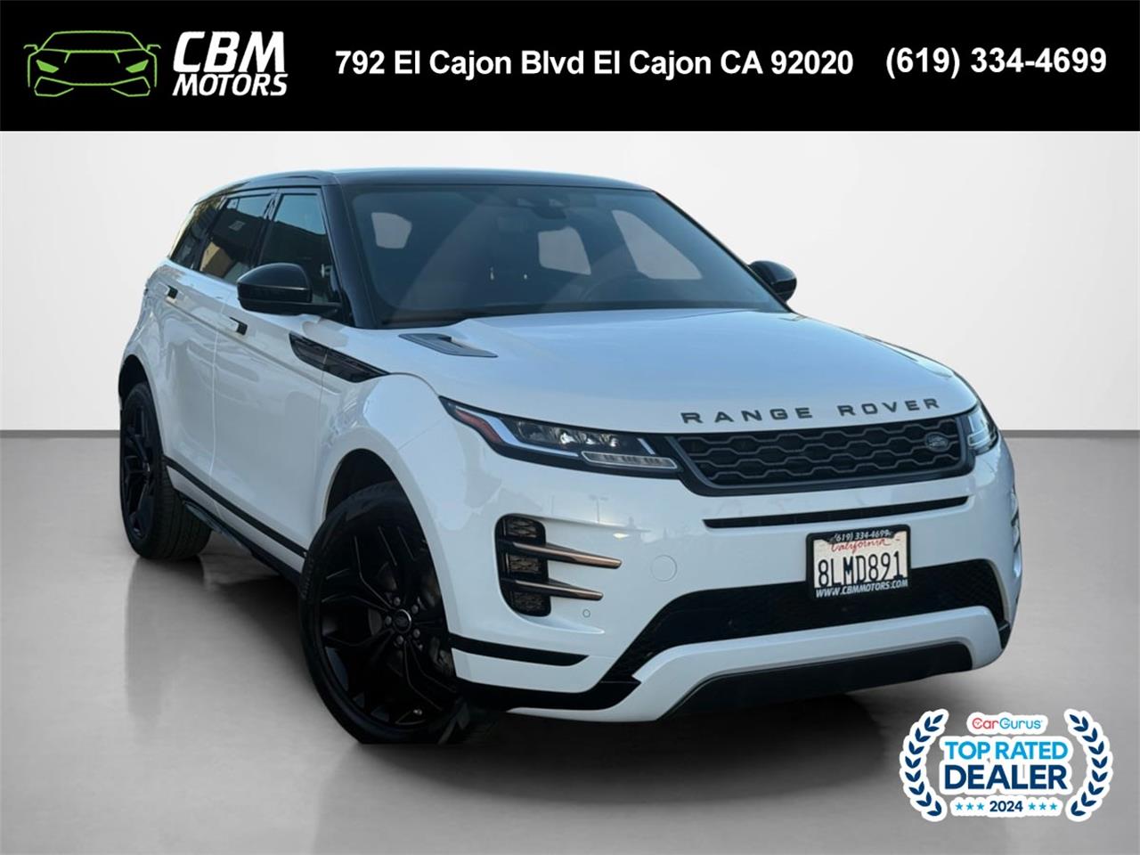 2020 land rover range rover evoque