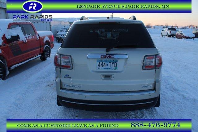 used 2013 gmc acadia awd slt w/ slt-2 park rapids, mn 56470 for sale in arago, minnesota