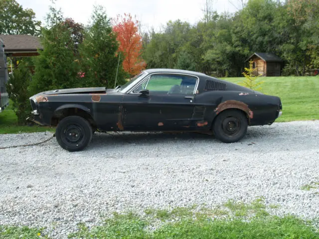1967 ford mustang base fastback 2-door 6.4l true s code 390 cubic inch big block